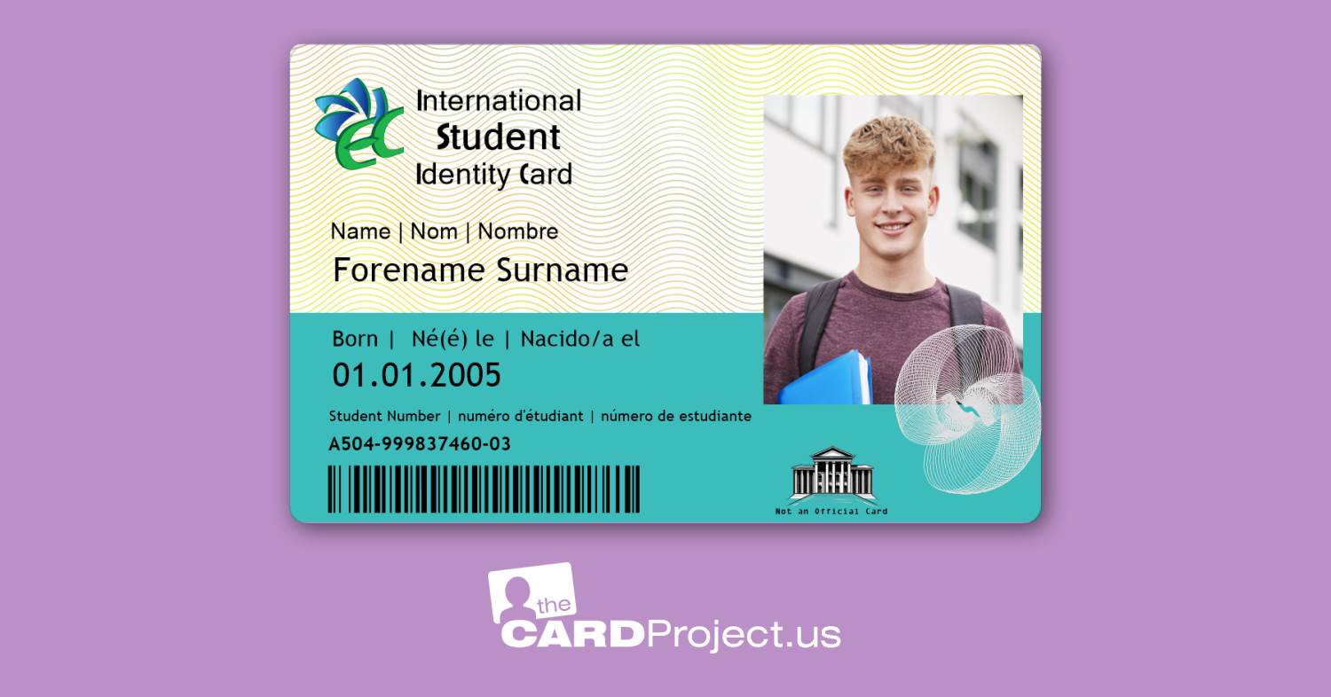 International Student ID Card (FRONT)