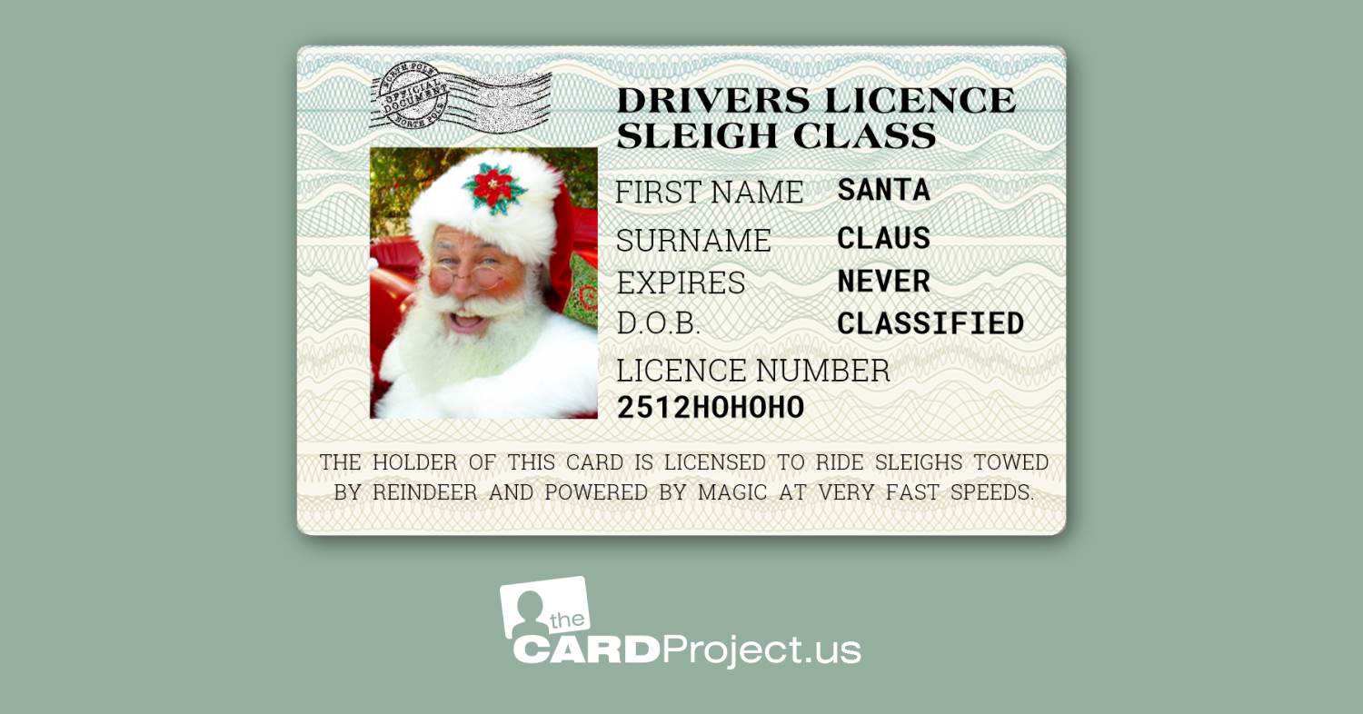 Santa's Driving License