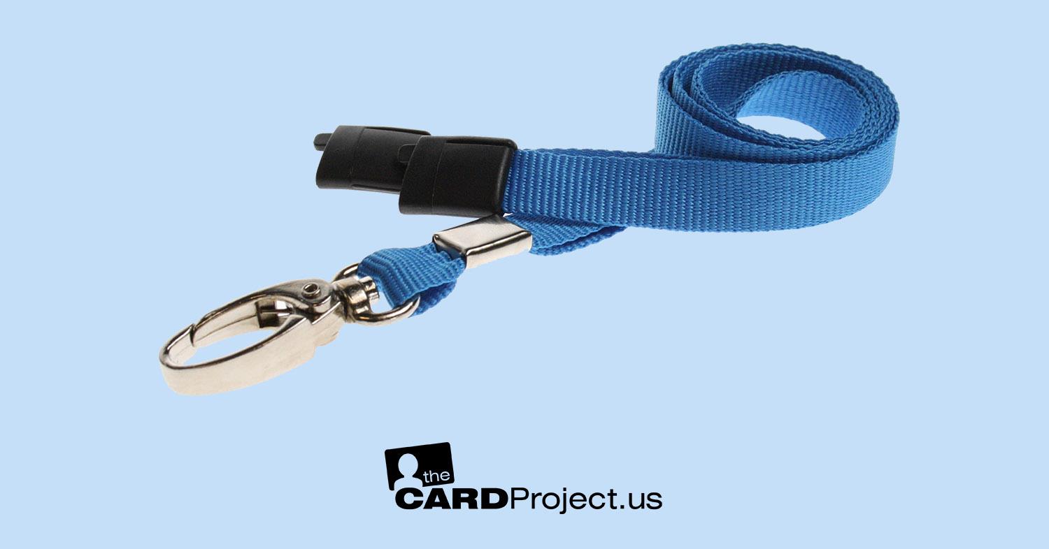 Bright Blue Lanyard 