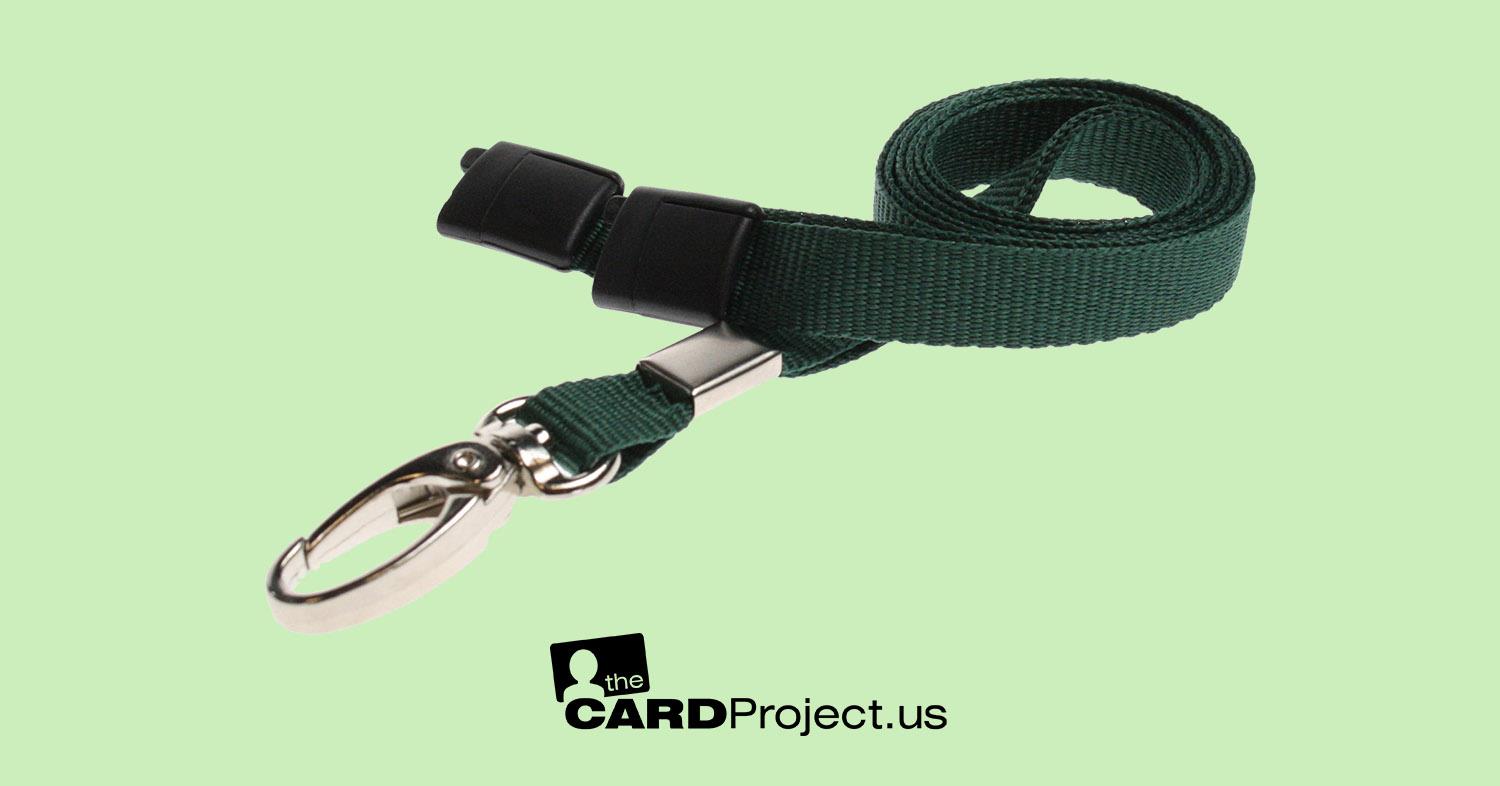 Dark Green Lanyard 