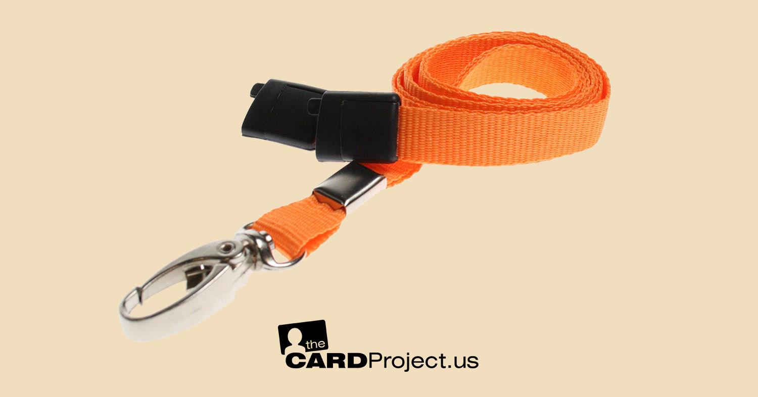 Orange Lanyard 