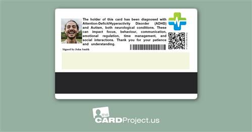 ADHD and Autism Premium Card (REAR)