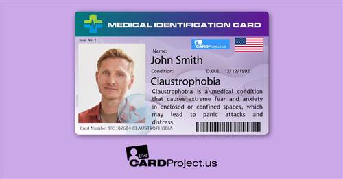 Claustrophobia Premium Medical Card