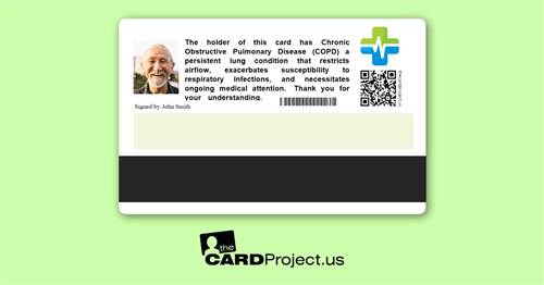 COPD Premium Medical Card (REAR)