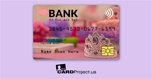 Princess Toy Credit Card