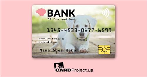 Puppy Toy Credit Card