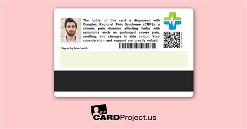 CRPS Premium Medical Card (REAR)