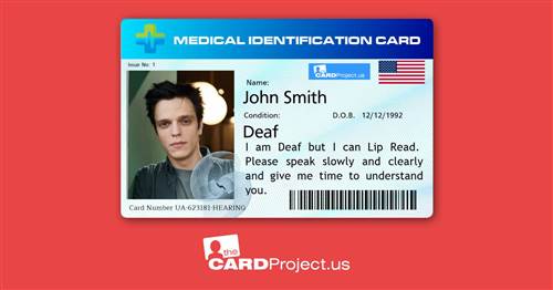 Lip Reading Premium Medical Card