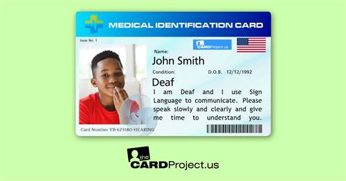 Sign Language Premium Medical Card