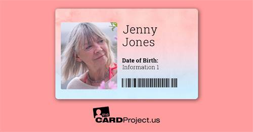 Double Photo ID Card, Design 2 (FRONT)