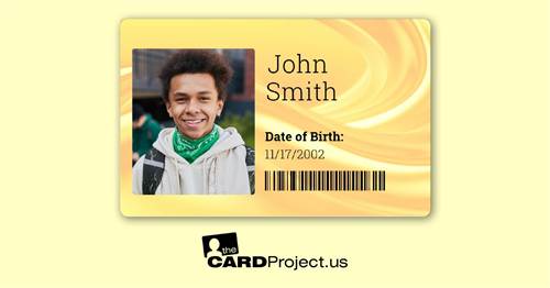 Double Photo ID Card Design 5 (FRONT)