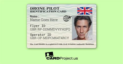 UK Drone ID Card (FRONT)