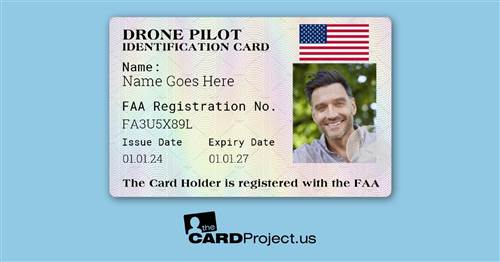 US Drone Pilot ID Card