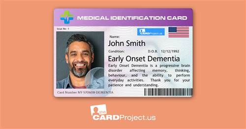 Early Onset Dementia Premium Card