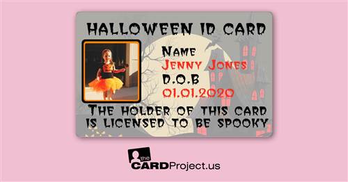 Halloween ID Card