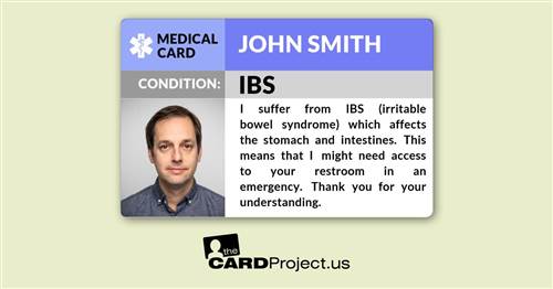 IBS Photo Medical ID Card (FRONT)