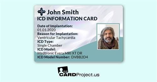 ICD Information Card (FRONT)