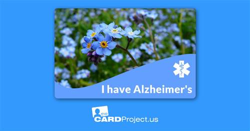 I Have Alzheimer's