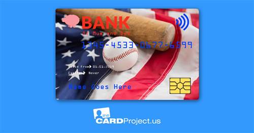 Baseball Toy Credit Card