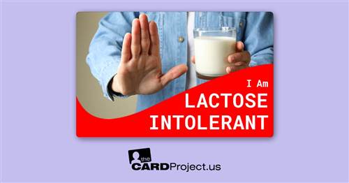 Lactose Intolerant