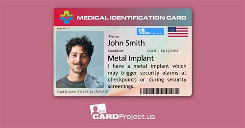 Metal Implant Premium Card