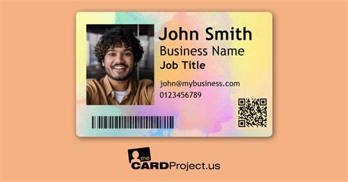 Employee ID Card Double Design 10 (FRONT)