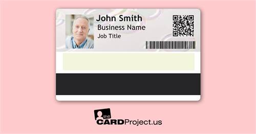 Employee ID Card Double Design 12 (REAR)