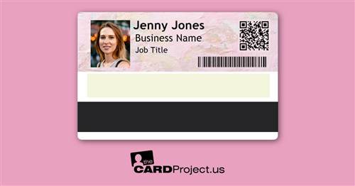 Employee ID Card Double Design 1 (REAR)