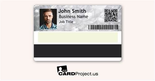 Employee ID Card Double Design 3 (REAR)