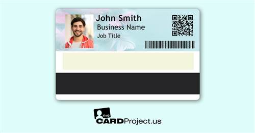 Employee ID Card Double Design 4 (REAR)
