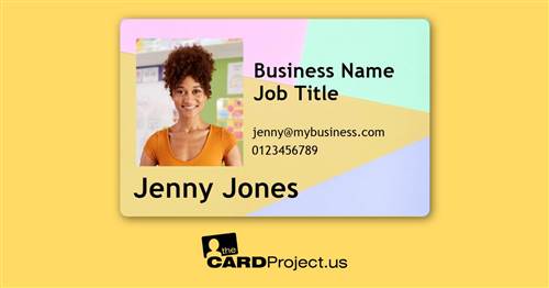 Employee ID Card Double Design 9 (FRONT)
