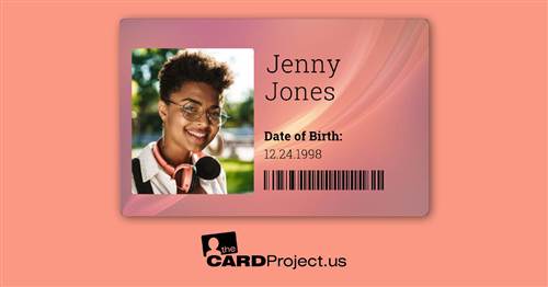 Double Photo ID Card Design 4